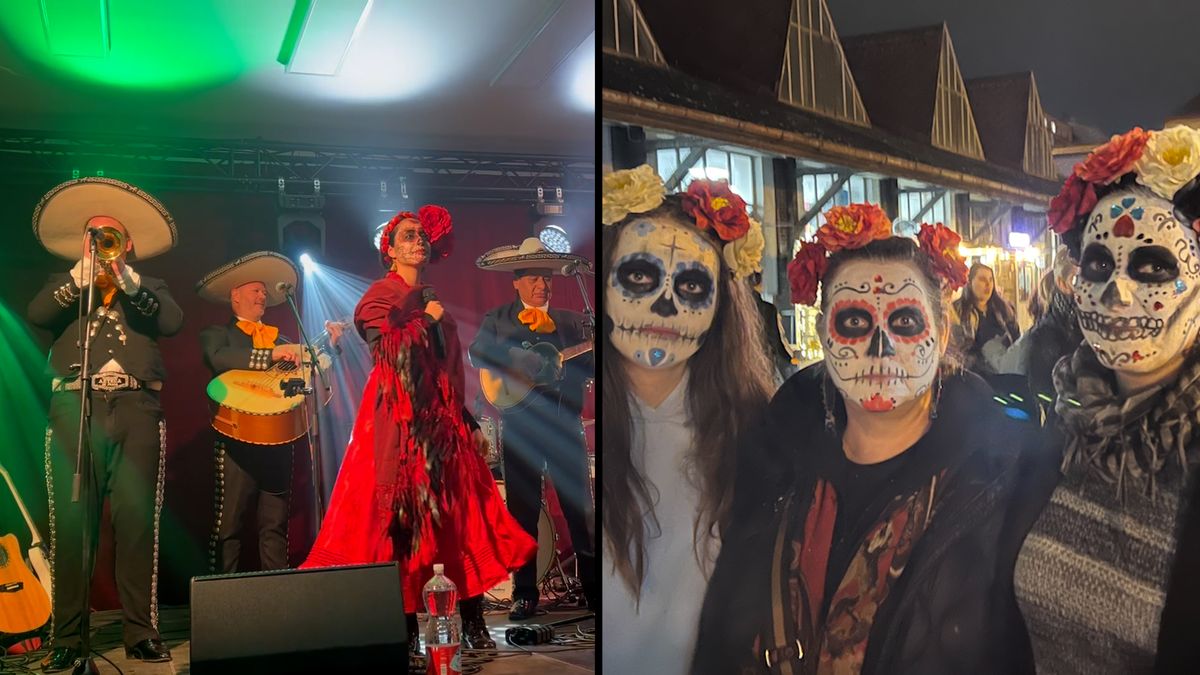 Masky, hudba a veselí. Mexický svátek mrtvých oslavili i v Česku